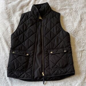 Thread & Supply Black Quilted Vest